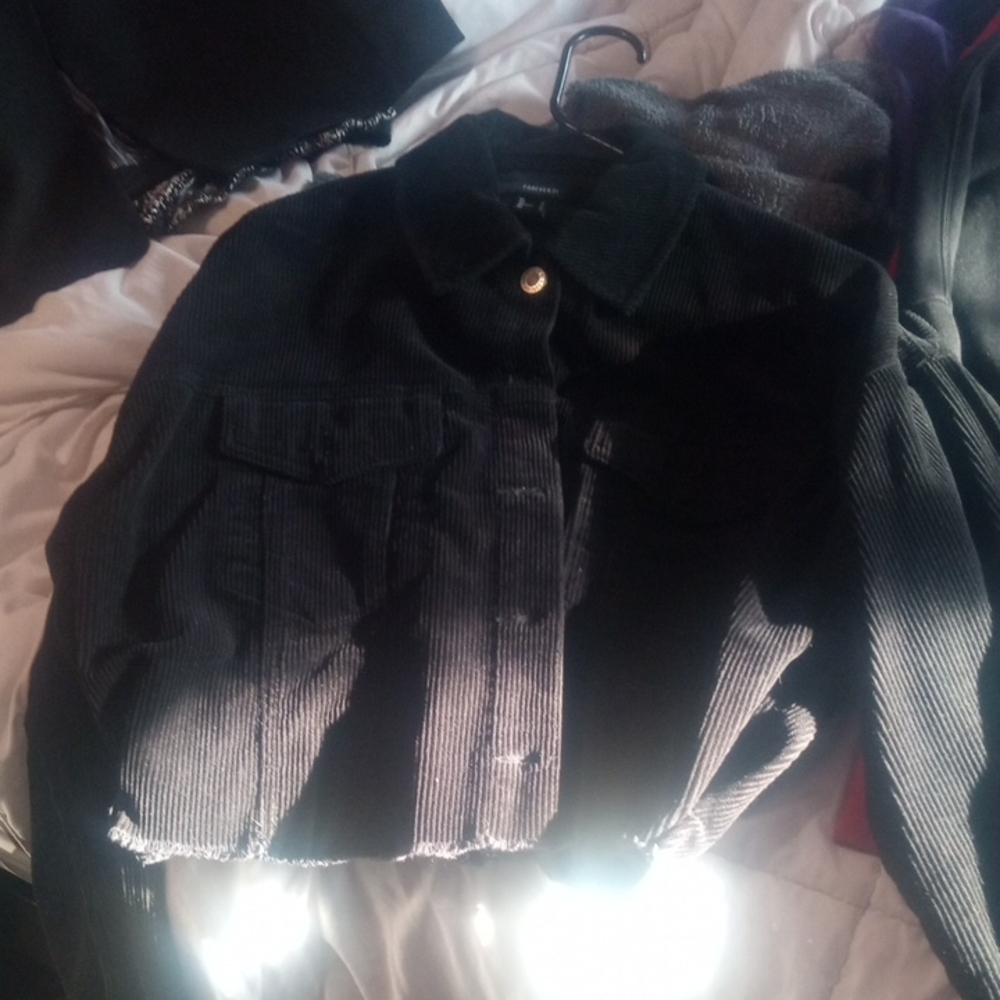 Forever 21 Black Corduroy Jacket